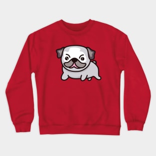 Pug Dog Lover - Cute Dog Drawing Crewneck Sweatshirt